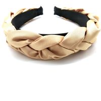 New  Hand-woven Fashion Fabric Wide-brimmed Headbands main image 6
