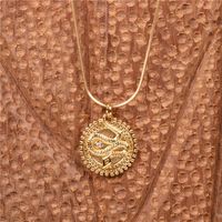 Stainless Steel Snake Bone Chain Round  Snake Necklace Wholesale main image 4
