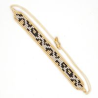 Simple Retro Ethnic Style Multicolor Leopard Pattern Wide Bracelet sku image 7