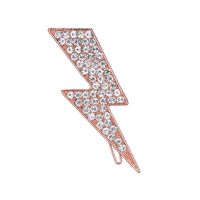 Hot-selling New Alloy Diamond-studded  Lightning Hair Clip sku image 3