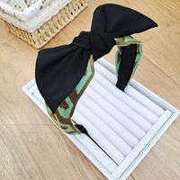 New Love Bow  Korean Wide-brimmed Rabbit Ears Headband sku image 2