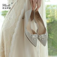 Creative Bridal Jewelry Luxury Full Diamond Shoe Buckle sku image 1