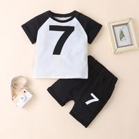 New Children's  Short-sleeved T-shirt Shorts Two-piece  Wholesale main image 1