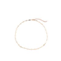 Einfache Metallschnalle Kurze Glänzende Halskette Großhandel sku image 2