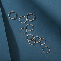 Alloy Creative Simple Retro Ten-piece Joint Ring Set main image 5