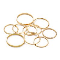 Alloy Creative Simple Retro Ten-piece Joint Ring Set main image 6