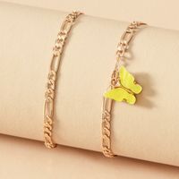 Gold-plated Acrylic Butterfly Bracelet main image 5