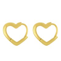 Korean Five-pointed Star Heart-shaped Earrings main image 3