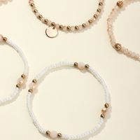 Wholesale Imitation Pearl Rice Beads Elastic Handmade 5-piece Bracelet main image 4