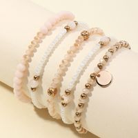 Wholesale Imitation Pearl Rice Beads Elastic Handmade 5-piece Bracelet sku image 1