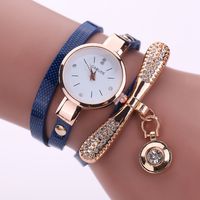 Fashion Stainless Steel Pu Leather Alloy Women's Watches main image 5