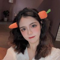 Cute Carrot Funny Shark Korean Simple Headband sku image 2