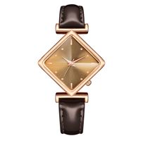 Trendy Fashion Bright Belt Wrist Diamond Dial Quartz Ladies Belt Watch sku image 6
