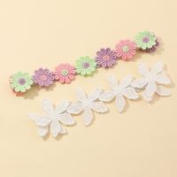 Korean  Lace Daisy Necklace Wild Choker Sweet Flower Clavicle Collar main image 4