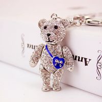 Fashion Creative Shoulder Bag Bear Cute Joint Bear Key Chain main image 5