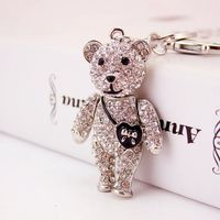 Fashion Creative Shoulder Bag Bear Cute Joint Bear Key Chain main image 3