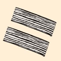 Koreanisches Mode-all-match-zebramuster-strickhaar Mit Retro-mode-haarband Für Erwachsene main image 1
