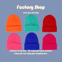 New Fashion Casual Hexagonal Knitted  Korean Pure  Warm  Cold Hat main image 1
