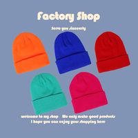 New Fashion Casual Hexagonal Knitted  Korean Pure  Warm  Cold Hat main image 6