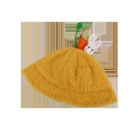 Fashion Cute Radish Rabbit Bean Sprouts Plush Fisherman Hat main image 3
