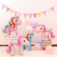 New Three-dimensional Rainbow Horse  Film Balloon main image 1