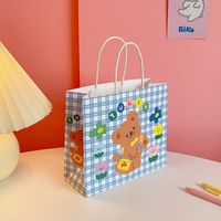 Cartoon Super Cute Bear Gift Wrapping Paper Bag sku image 2