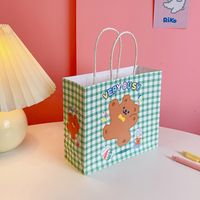 Cartoon Super Cute Bear Gift Wrapping Paper Bag sku image 3