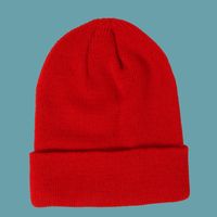 New Fashion Casual Hexagonal Knitted  Korean Pure  Warm  Cold Hat sku image 1