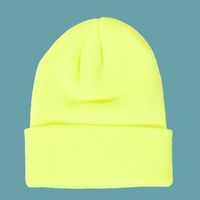 New Fashion Casual Hexagonal Knitted  Korean Pure  Warm  Cold Hat sku image 7