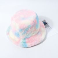 Korean Fashion Wild Color Plush Trend Warm Fisherman Hat sku image 1