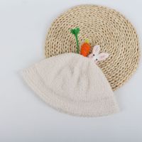 Fashion Cute Radish Rabbit Bean Sprouts Plush Fisherman Hat sku image 3