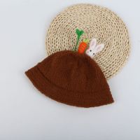 Fashion Cute Radish Rabbit Bean Sprouts Plush Fisherman Hat sku image 5