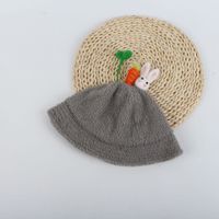 Fashion Cute Radish Rabbit Bean Sprouts Plush Fisherman Hat sku image 7