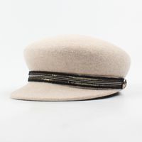 New Wool All-match Fashion Navy Hat sku image 1