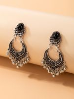 Fashion Exaggerated New Geometric Small Bells Tassel Earrings main image 6