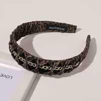 Alloy Metal Chain Winter Headband Hair Accessories sku image 2