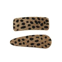 Black And White Dot Leopard Print Hairpin main image 6