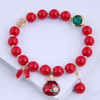 Bracelet De Perles Rouges Douces À La Mode Coréenne main image 3