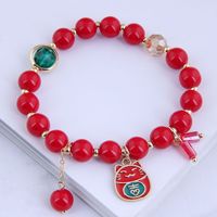 Korean Fashion Sweet  Red Bead Bracelet sku image 5