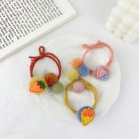 Korean Creative Fruit Strawberry Hair Rope main image 3