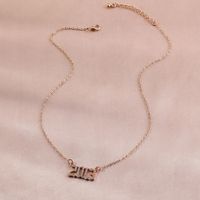 Fashion  Birthday Number  Necklace sku image 8