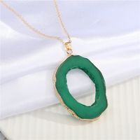 New Exaggerated Personality Irregular Hollow Resin Necklace sku image 2