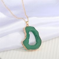 New Exaggerated Personality Irregular Hollow Resin Necklace sku image 3