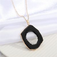 New Exaggerated Personality Irregular Hollow Resin Necklace sku image 5
