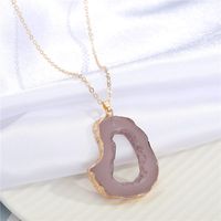 New Exaggerated Personality Irregular Hollow Resin Necklace sku image 7