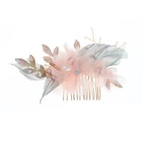 Handmade Cloth Flower  Hair Comb main image 6
