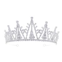 Bridal  Rhinestone  Crystal Zircon Crown main image 6