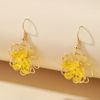 Yellow Flower Earrings main image 3