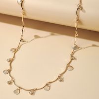 Boho Style Leaf Diamond  Geometric Circle Love Tassel  Waist Chain main image 6