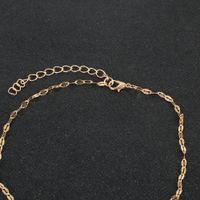 Alloy Single Layer Clavicle Chain Gold  Fashion Necklace main image 4